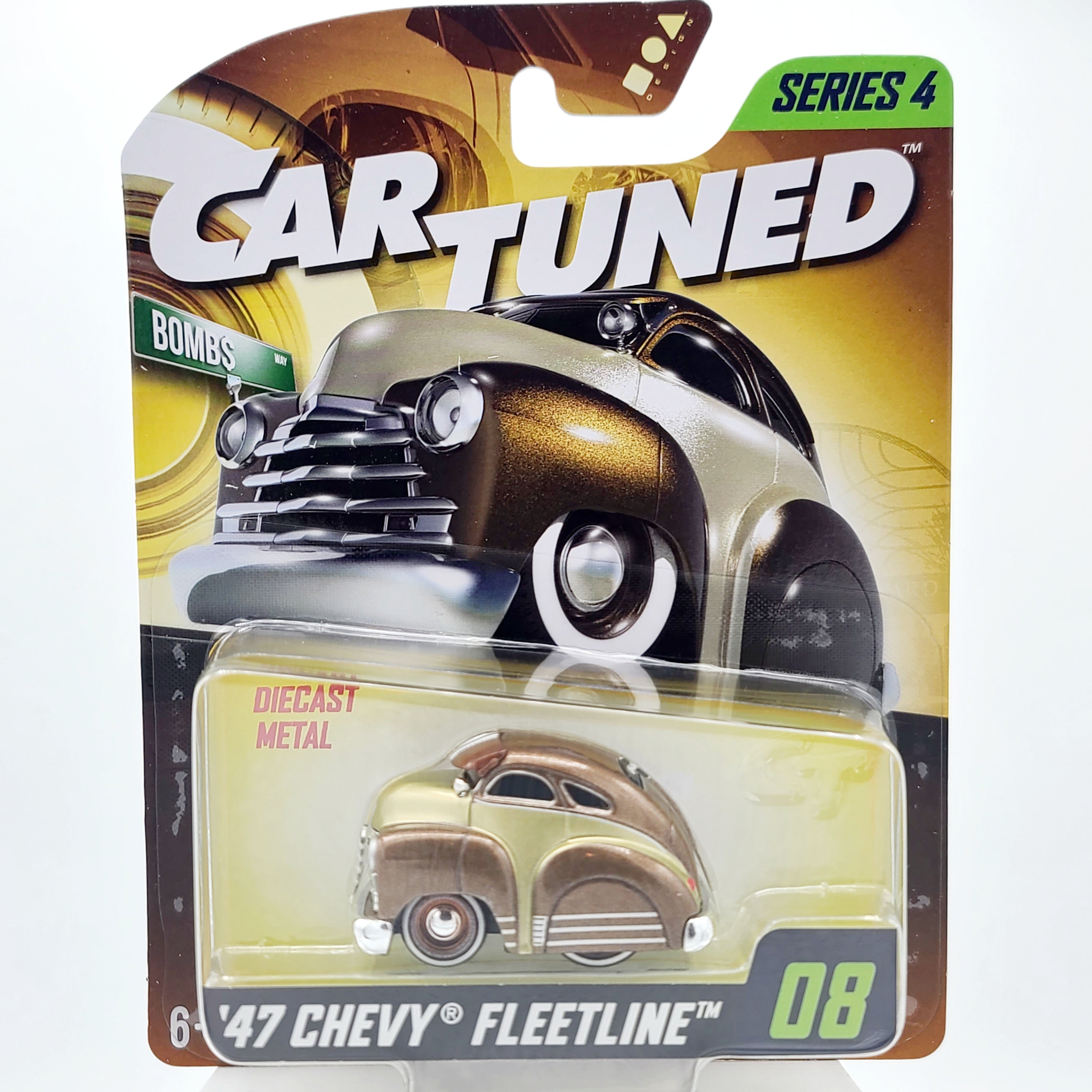 MGA Car Tuned '47 Chevy Fleetline #08 (2025 Mainline Series 4 - Bombs)